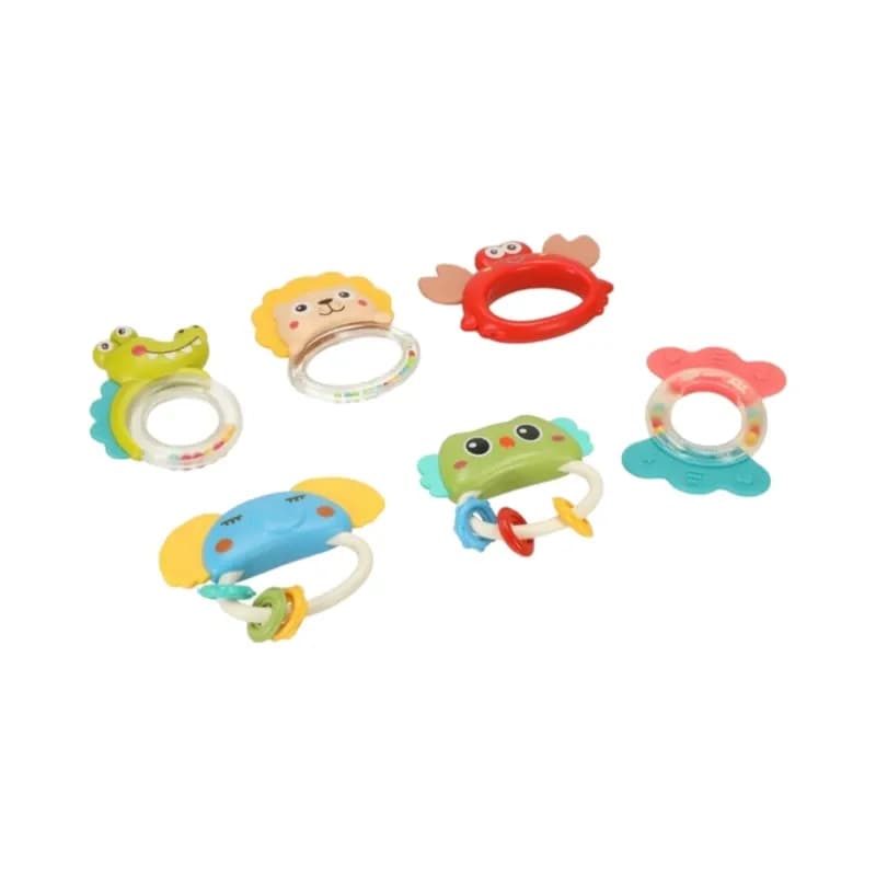 جغجغه مدل Baby Handbell مجموعه 6 عددی — تصویر ۳