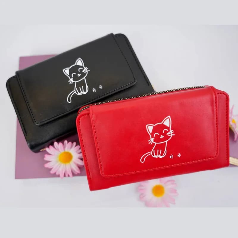 کیف پول سرخونه دار دخترانه 1-256