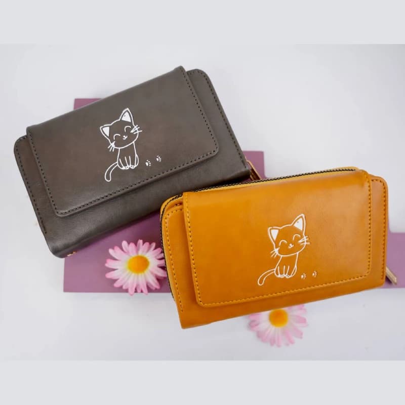 کیف پول سرخونه دار دخترانه 1-256 — تصویر ۳