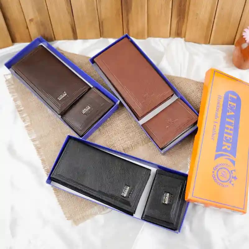 نیم ست کیف پول جاکارتی مردانه 8-106