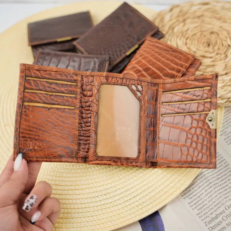 کیف پول سه لت سنگی چرم 1-290 — تصویر ۲