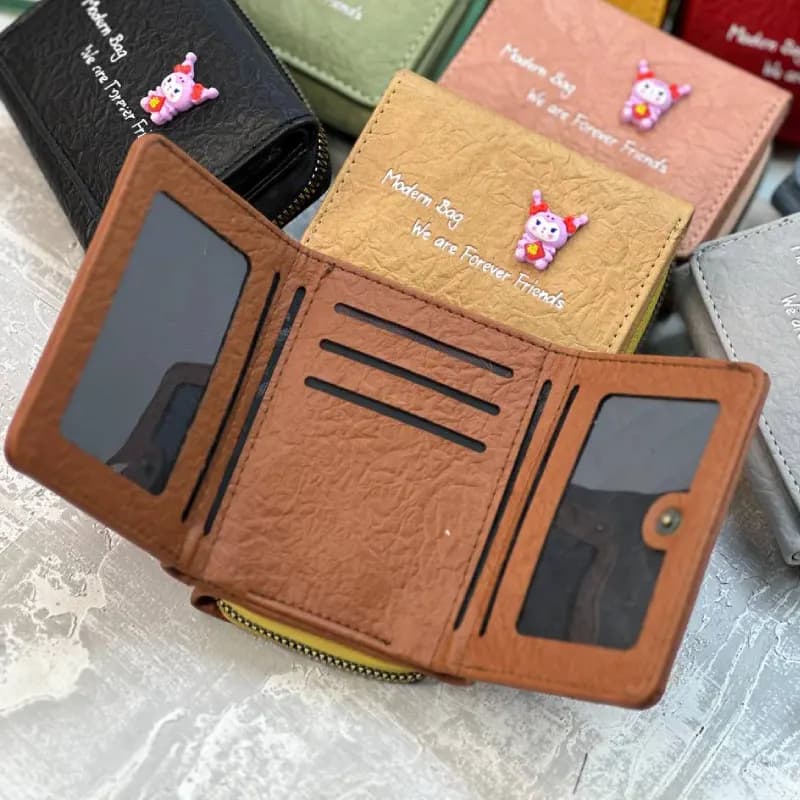 کیف پول پشت زیپ دخترانه 49-63 — تصویر ۲