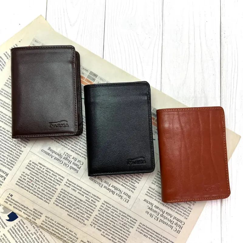 کیف پول کتابی مردانه چرم پارما 58-42