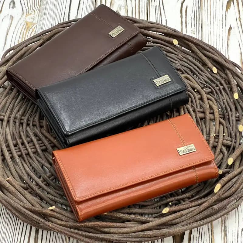 کیف پول سه لت زنانه چرم پارما 21-42