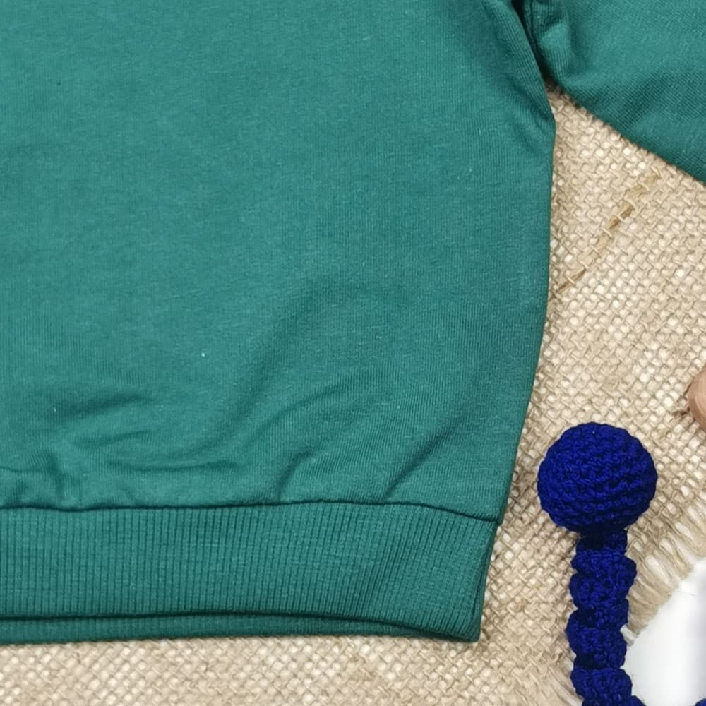 بلوز دورس نوزادی آستین بلند برند لوپیلو سبز رنگ — تصویر ۳