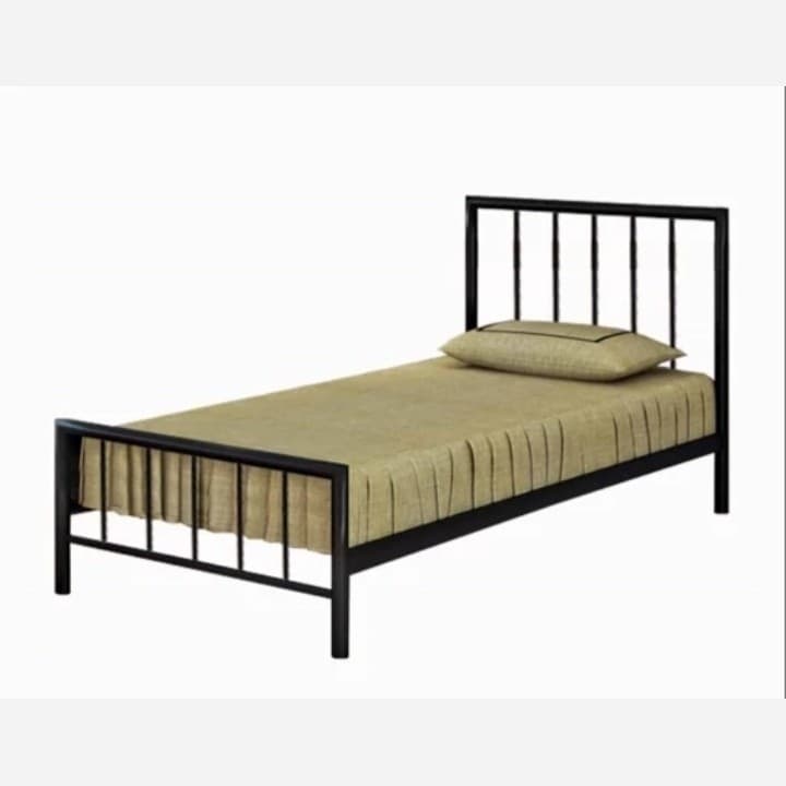 تختخواب یکنفره فلزی مدل یکتا سایز 90 مبلمان فرنا مدل 1141608 — تصویر ۲