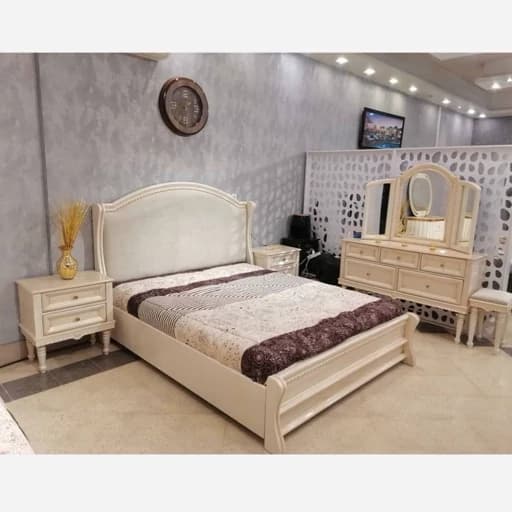 سرویس خواب مدل نئوکلاسیک/تخت خواب مبلمان فرنا مدل 1141561