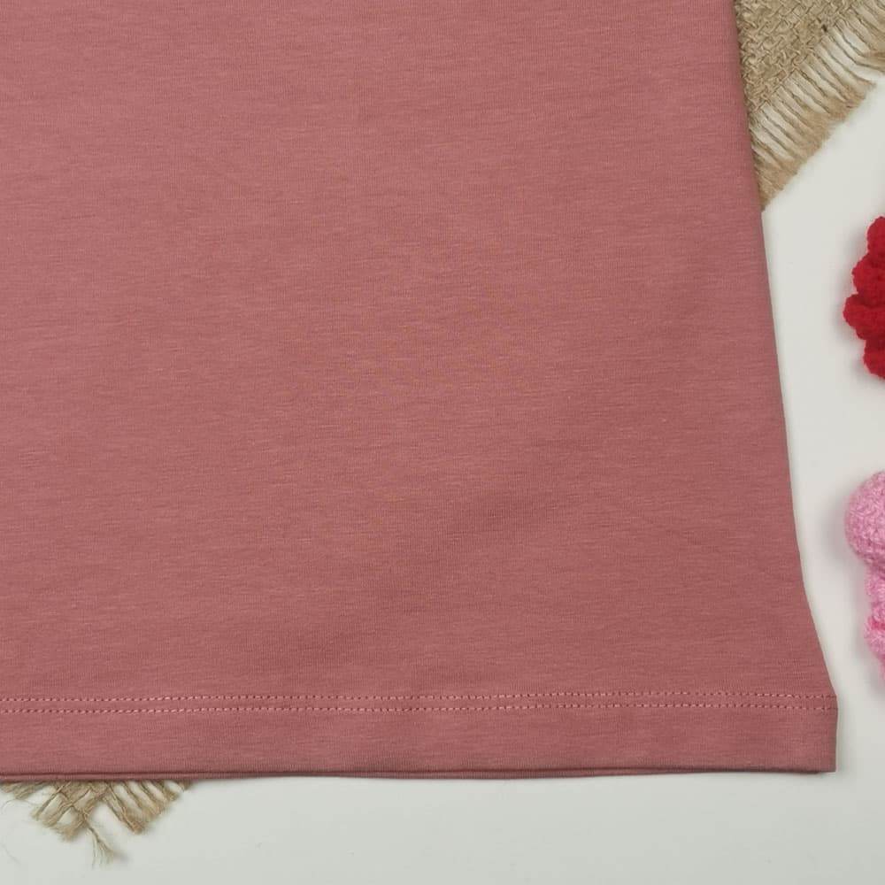 تاپ دخترانه آستین تاپ برند pepperts طرح ساده کالباسی رنگ – 12 تا 14 سال — تصویر ۴