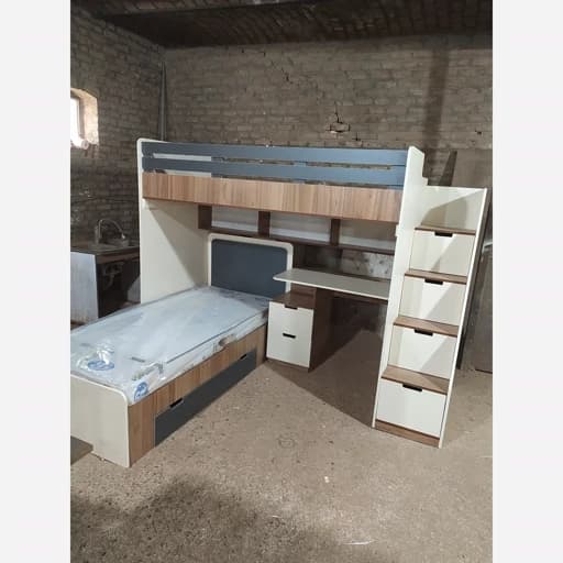 تخت دوطبقه پردیس یکنفره مبلمان فرنا مدل 1141505