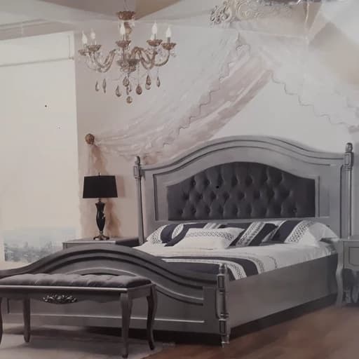 سرویس تخت خواب مدل ارکیده مبلمان فرنا مدل 1141473