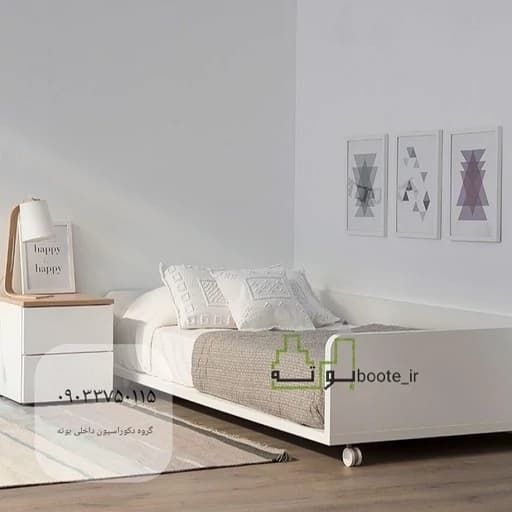 تخت نوجوان 80در180،ارسال پسکرایه است مبلمان فرنا مدل 1141469