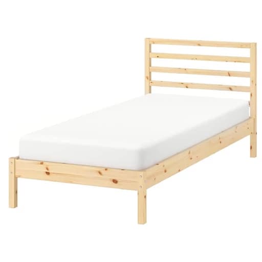 تخت خواب تمام چوب نوجوان 80-180 مبلمان فرنا مدل 1141464