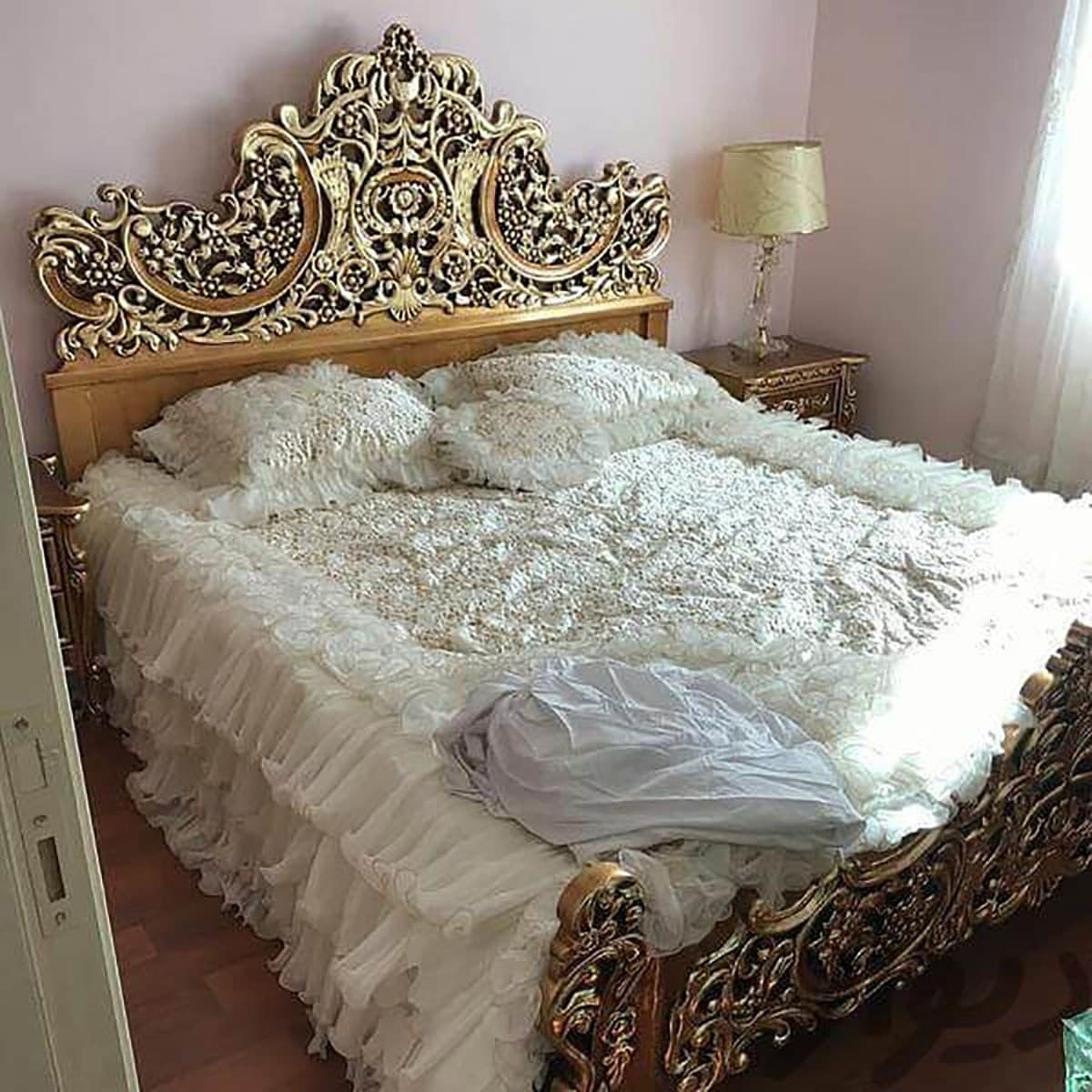 سرویس خواب سلطنتی مدل نگین مبلمان فرنا مدل 1141459 — تصویر ۳