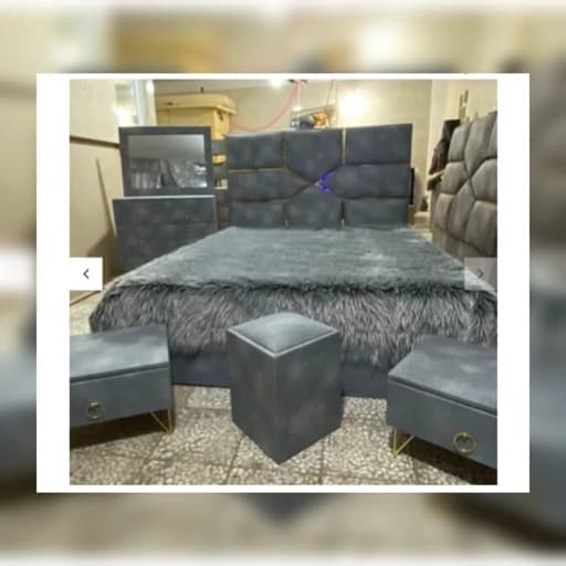 تخت خواب زیبا مبلمان فرنا مدل 1141449