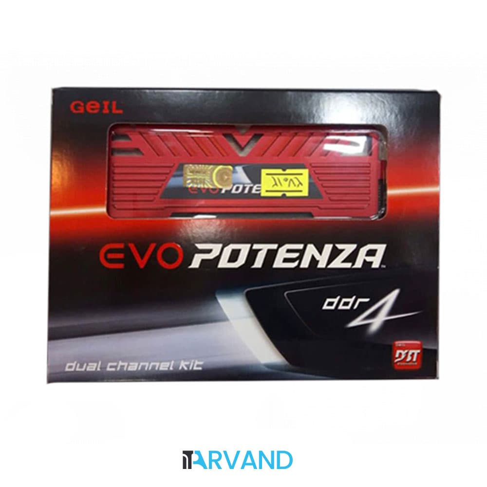 رم گیل Evo Potenza 16GB 8GBx2 2400Mhz CL15 — تصویر ۲