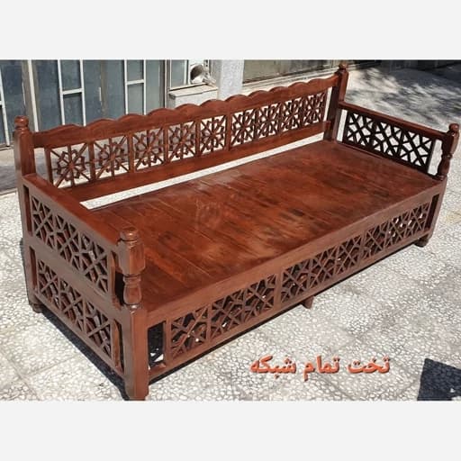 تخت سنتی تمام شبکه گره نگینی.هزینه ارسال بصورت پس کرایه مبلمان فرنا مدل 1141372