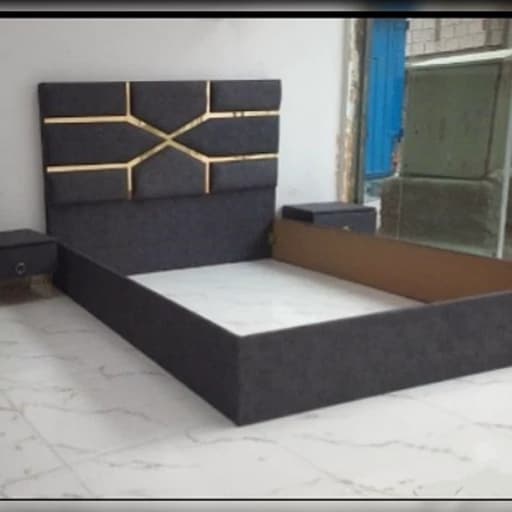 تختخواب یکنفره لیزری 90 سانت مبلمان فرنا مدل 1141367