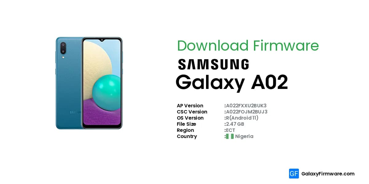 دانلود رام آپدیت گوشی و فایل فلش A022F | Galaxy A02 — تصویر ۲