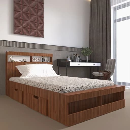 تخت خواب یک نفره مدل FH704 سایز 120×200 سانتی متر مبلمان فرنا مدل 1141334