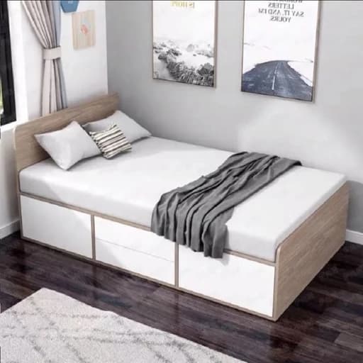 تخت خواب یکنفره مدل modern سایز 200×90 سانتی متر مبلمان فرنا مدل 1141322