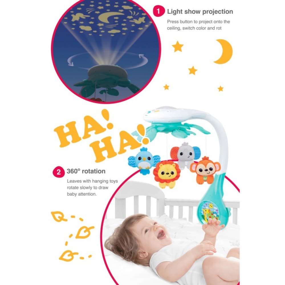 آویز تخت جنگلی موزیکال چراغ دار وین فان Win Fun — تصویر ۲