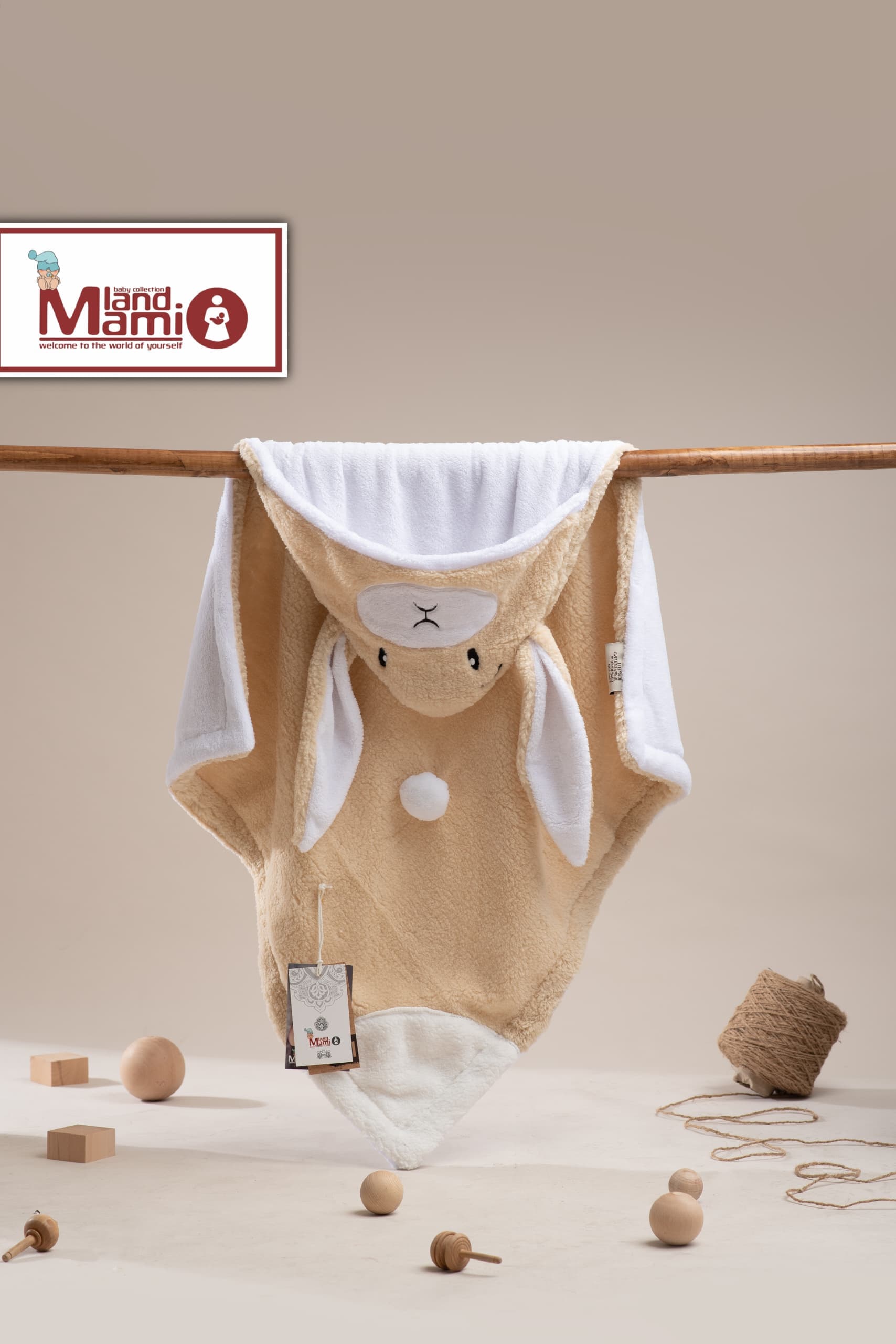 پتو خرگوش مامی لند Mami Land مدل تافی — تصویر ۲