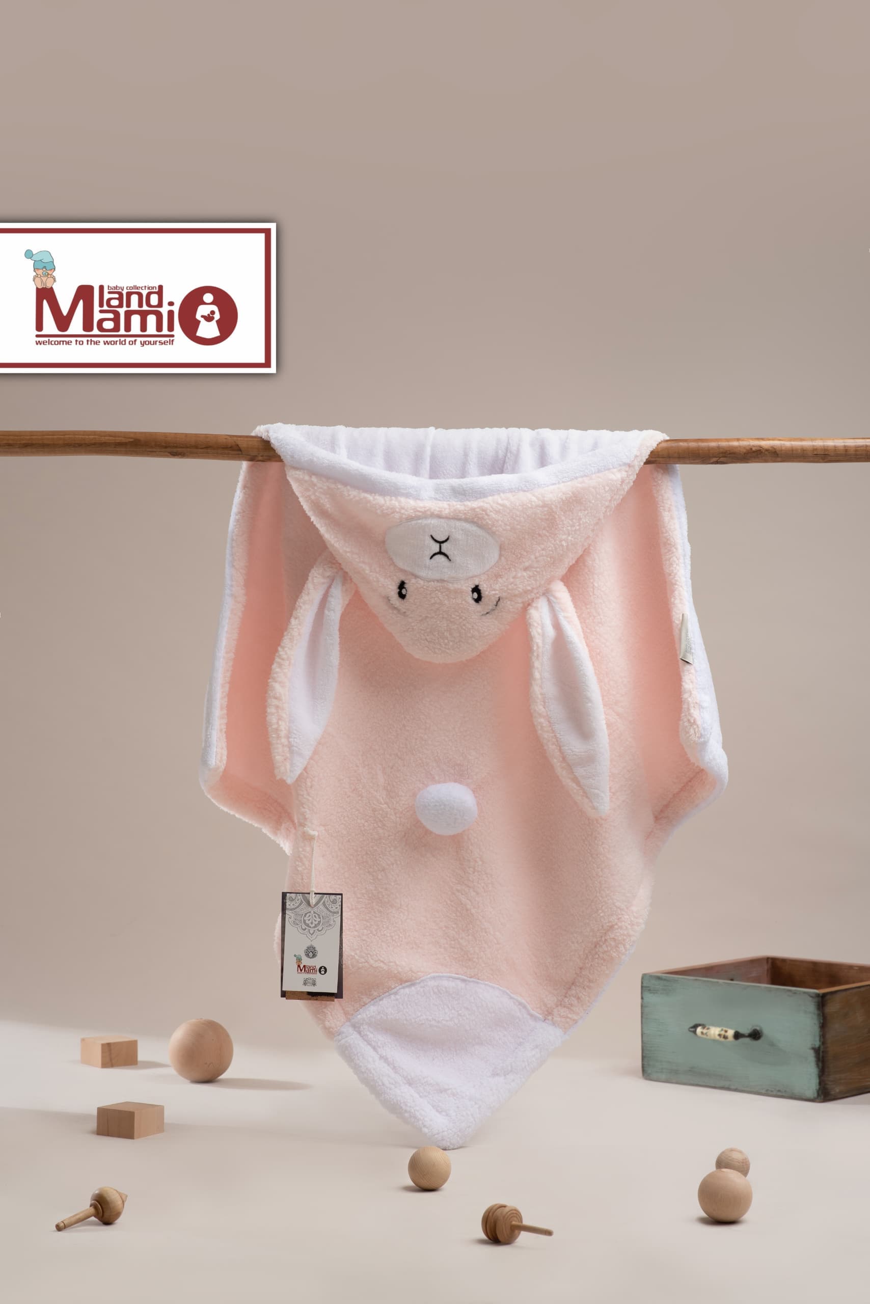 پتو خرگوش مامی لند Mami Land مدل تافی — تصویر ۵