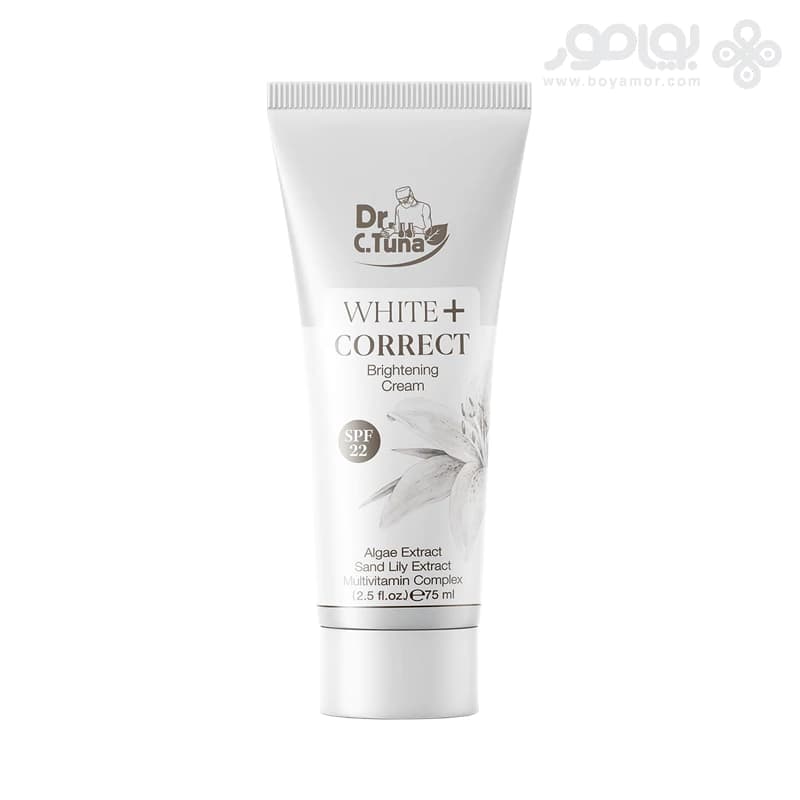 کرم روشن کننده دکتر تونا فارماسی مدل WHITE+CORRECT حجم 75 میل
