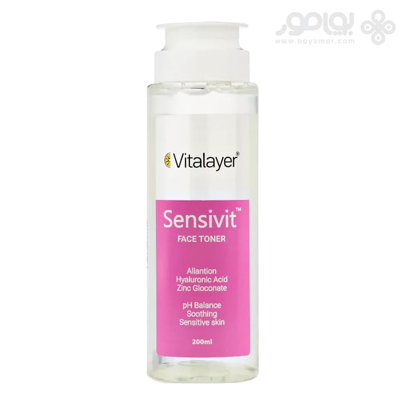 تونر تسکین دهنده ویتالیر مدل Sensivit حجم 200 میل