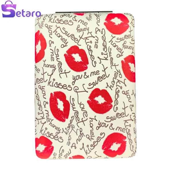 آینه آرایشی جیبی طرح بوسه