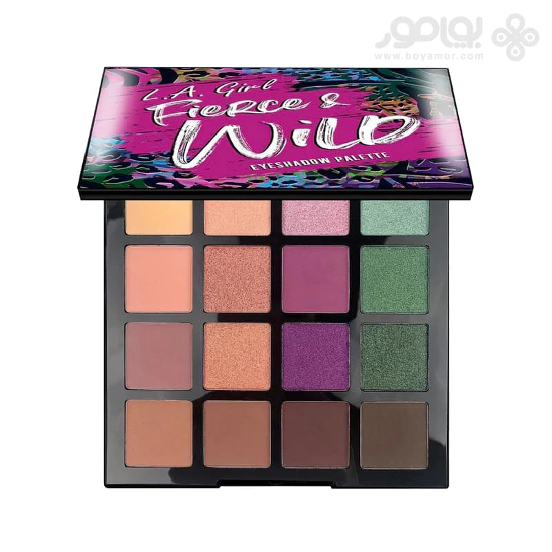 پالت سایه 16 رنگ ال ای گرل مدل Fierce Wild رنگ UNTAMED وزن 35 گرم