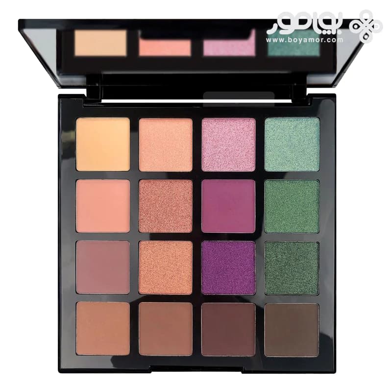 پالت سایه 16 رنگ ال ای گرل مدل Fierce Wild رنگ UNTAMED وزن 35 گرم — تصویر ۲