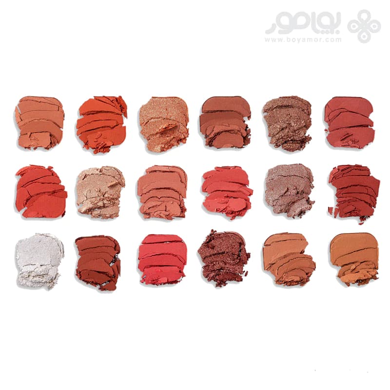 پالت سایه 18 رنگ رولوشن مدل Forever Flawless Decadent — تصویر ۳