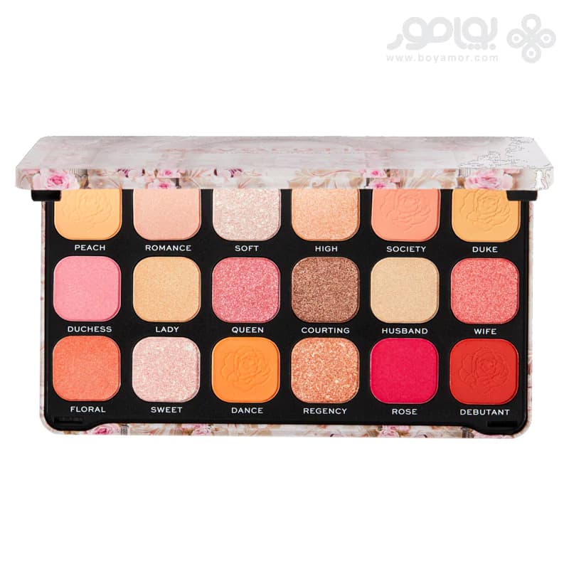 پالت سایه 18 رنگ رولوشن مدل Forever Flawless Decadent