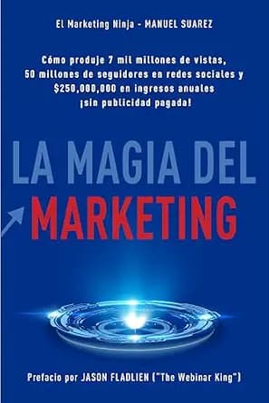 و دانلود نسخه کامل کتاب زبان اصلی La Magia Del Marketing: Cómo produje 7 mil milliones de vistas, 50 milliones de seguidores en redes sociales y $250,000,000 en ingresos anuales ¡sin publicidad p