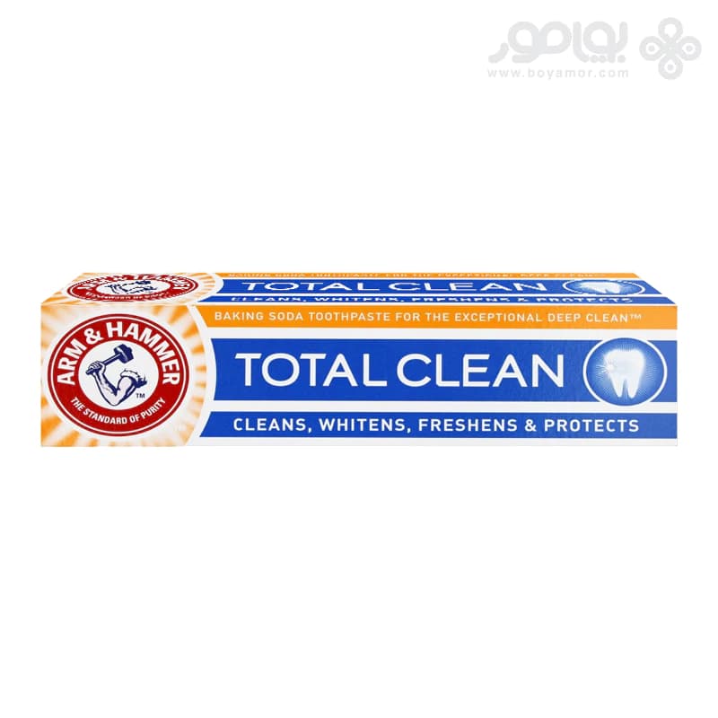 خمیر دندان آرم اند همر مدل Total Clean وزن 125 گرم