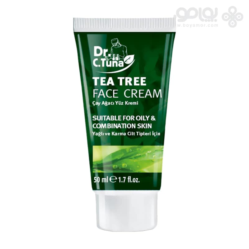 کرم مرطوب کننده و ضد جوش فارماسی مدل Tea Tree حجم 50 میل