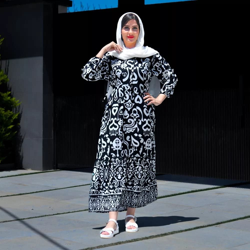 پیراهن ساحلی دخترانه کد 25995 — تصویر ۷