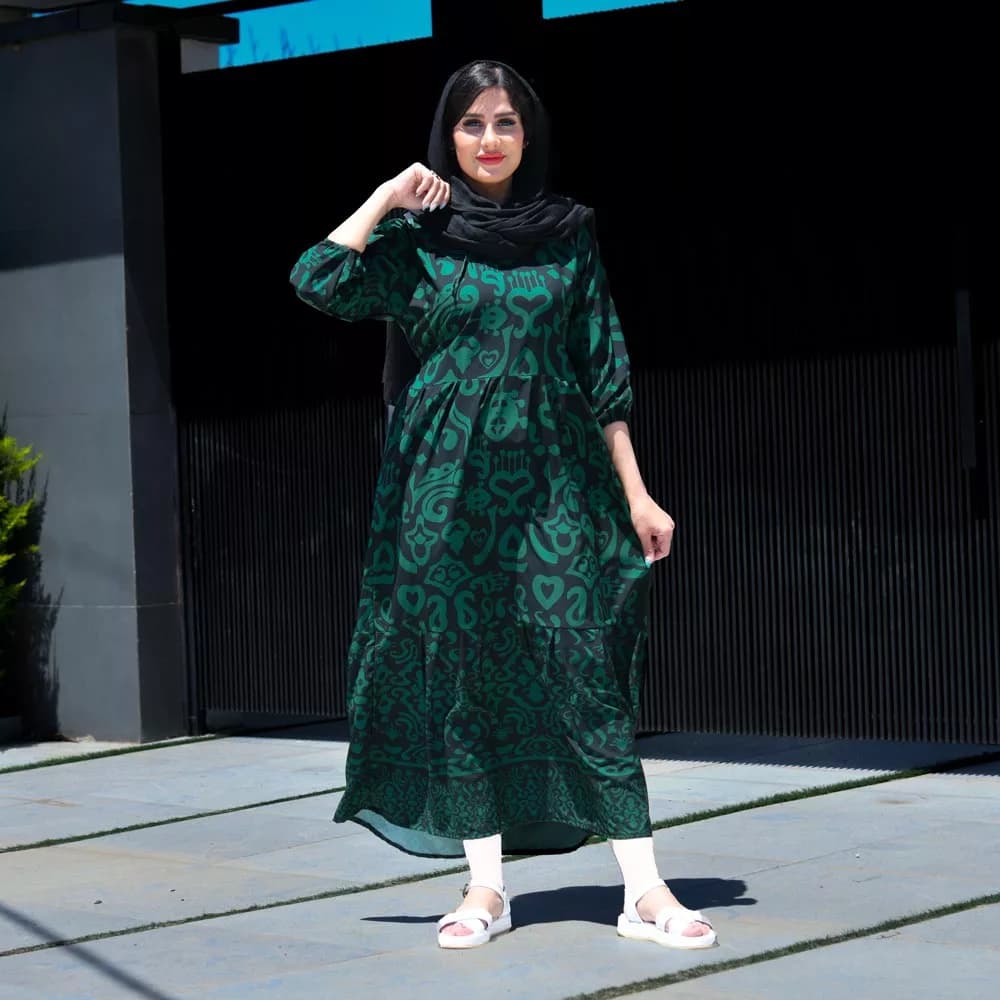 پیراهن ساحلی دخترانه کد 25995 — تصویر ۶