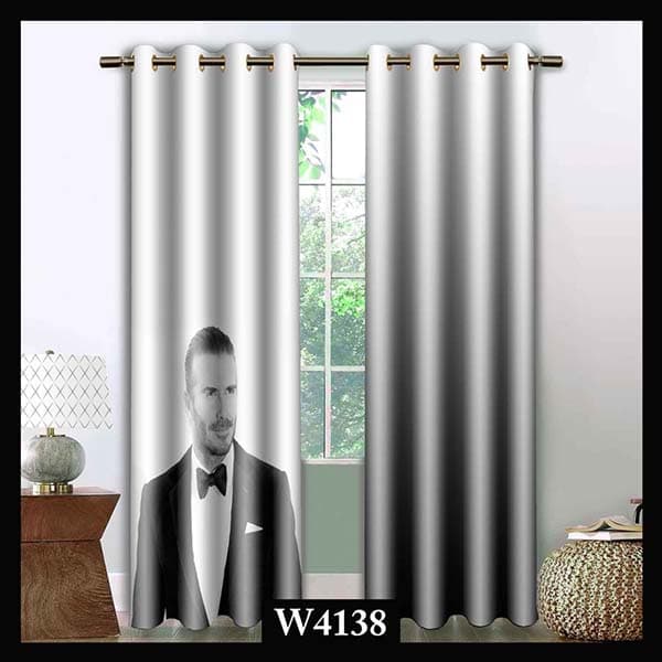 پرده چاپی طرح دیوید بکهام کد W4138