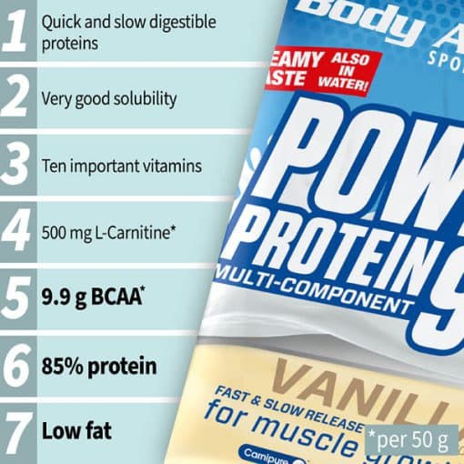 پاور پروتئین 90 بادی اتک 1 کیلوگرم BODY ATTACK POWER PROTEIN 90 — تصویر ۲