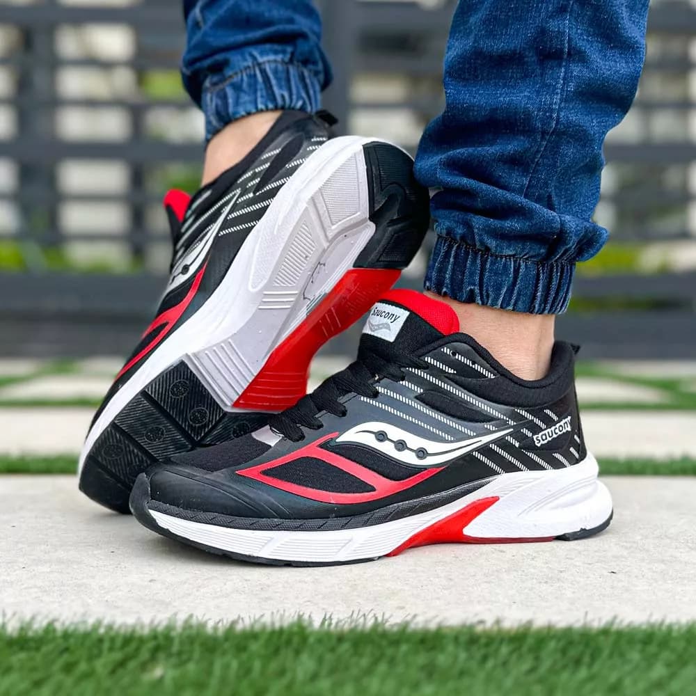 کتانی مردانه Saucony مشکی کد 25865 — تصویر ۴