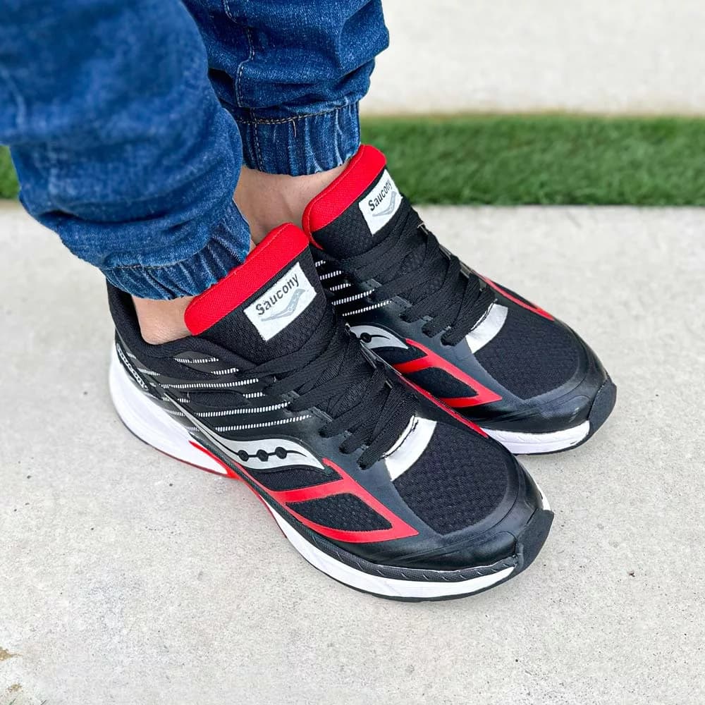 کتانی مردانه Saucony مشکی کد 25865 — تصویر ۲