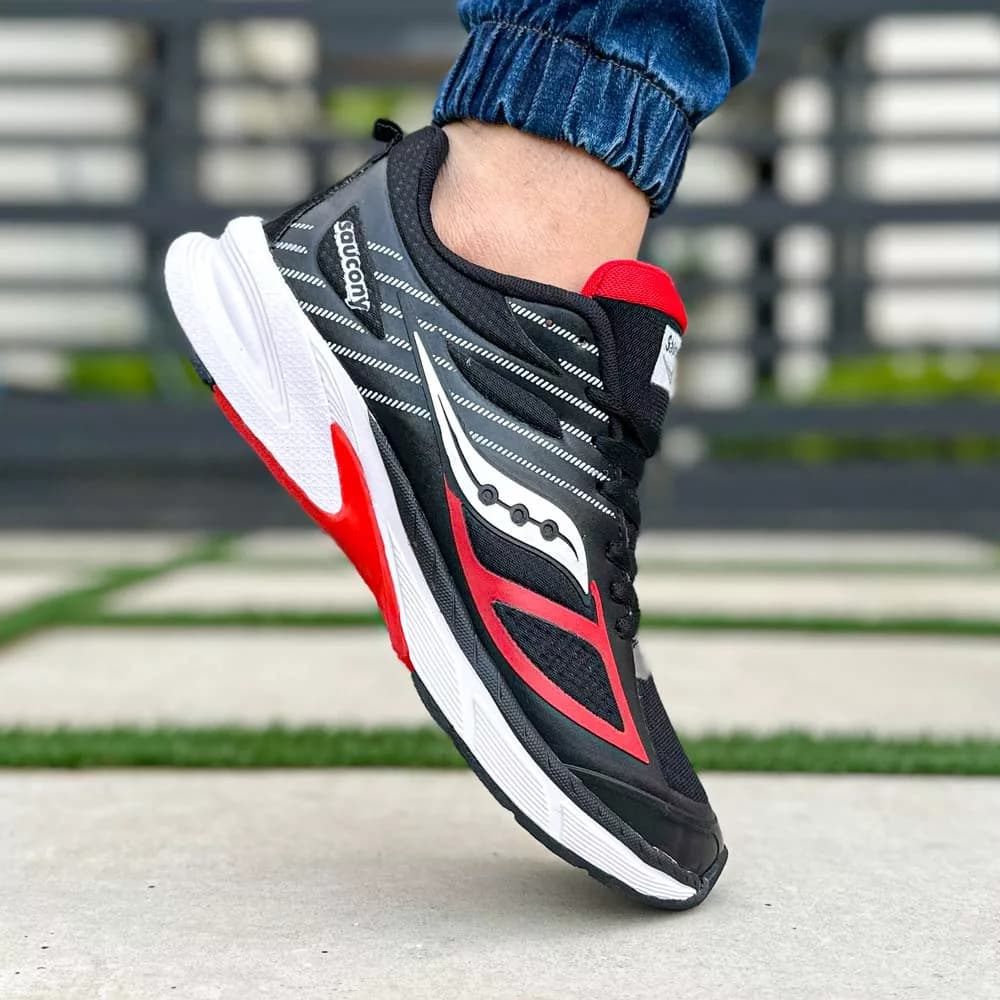 کتانی مردانه Saucony مشکی کد 25865 — تصویر ۵
