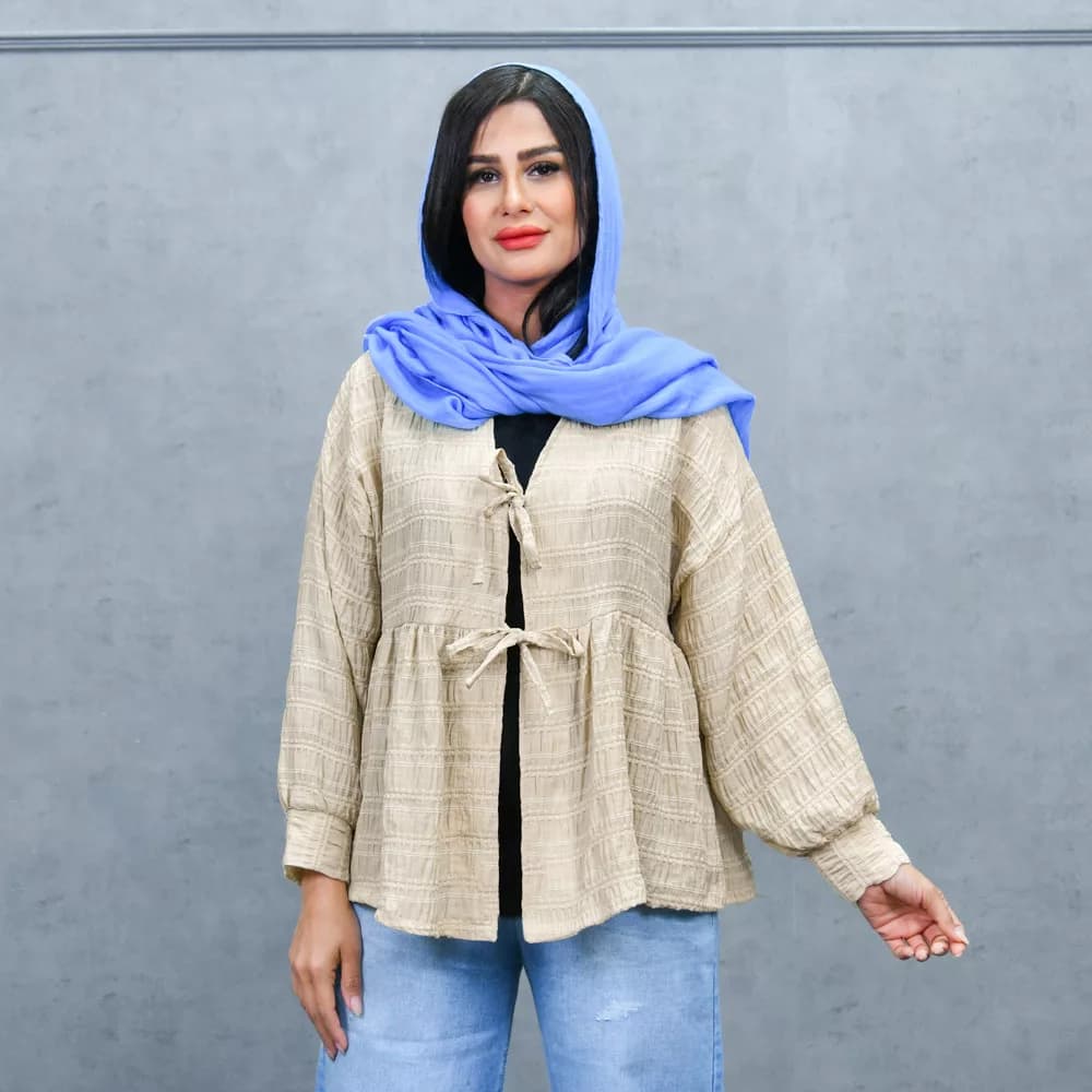 مانتو دخترانه عروسکی کد 25815 — تصویر ۷