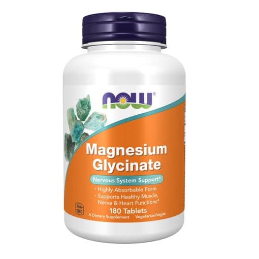 منیزیم گلیسینات ناو 180 عددی NOW Magnesium Glycinate