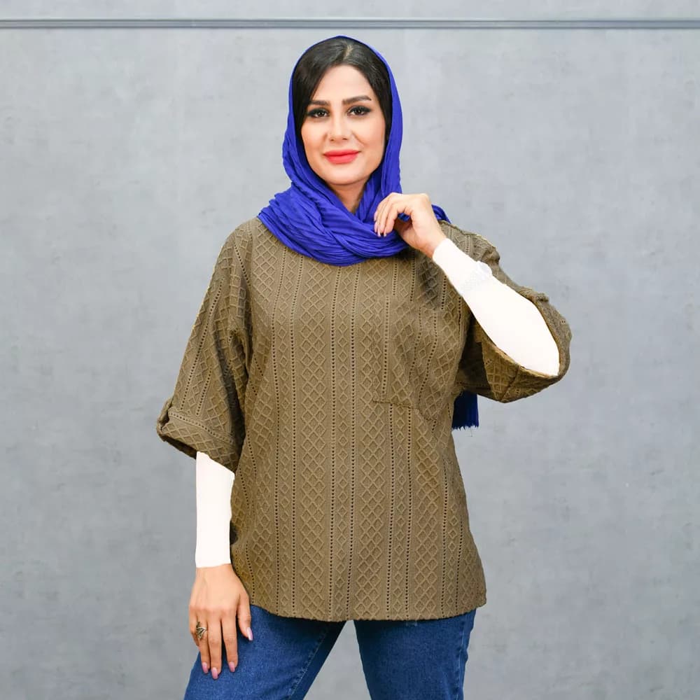 شومیز دخترانه کد 25814 — تصویر ۴