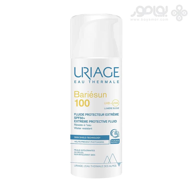فلوئید ضد آفتاب اوریاژ مدل بریسان 100 حاوی +SPF50 حجم 50 میل