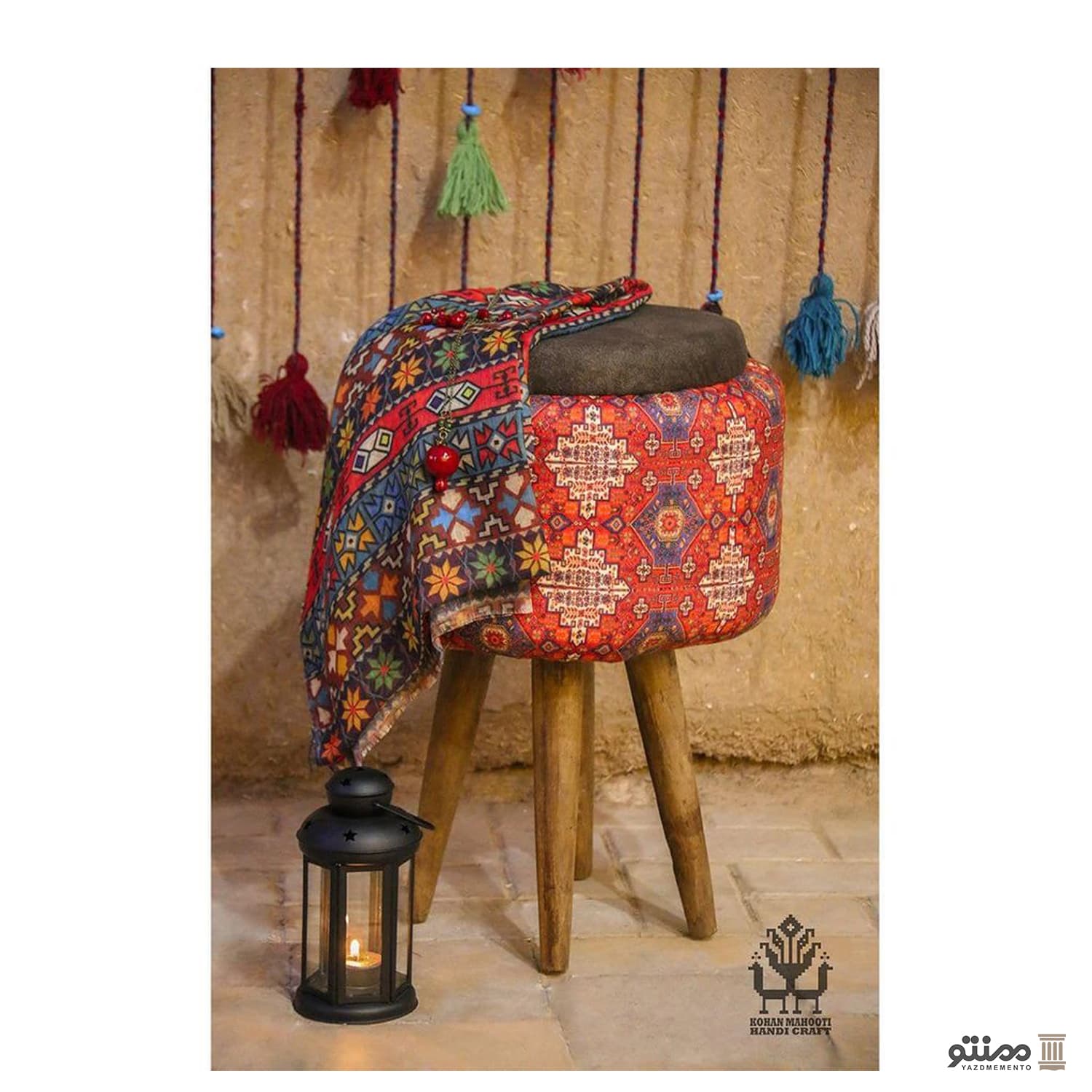 پاف مراکشی ارتفاع 45 سانتیمتر کد 1 — تصویر ۲