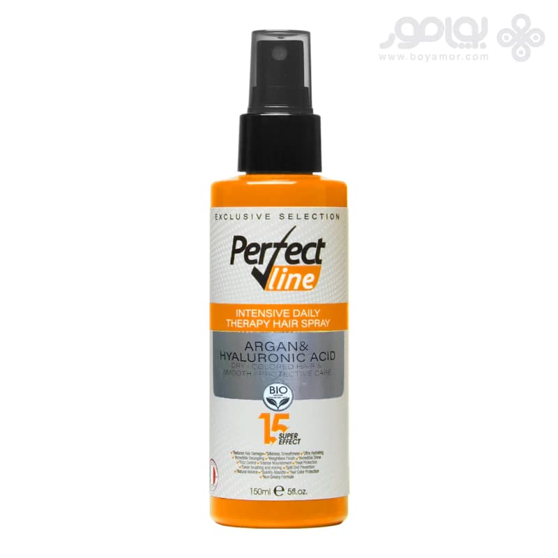 کرم موی 15 کاره پرفکت لاین مدل Argan & Hyaluronic Acid حجم 150 میل